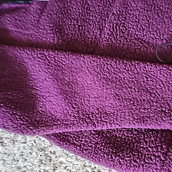 AWESOME VS PINK 1/4 ZIP PURPLE FLEECE - Picture 8 of 13